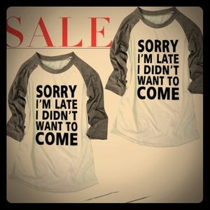 Graphic baseball tee